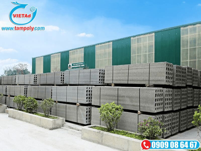 Tấm tường Panel Acotec cấu trúc rỗng chống cháy tốt