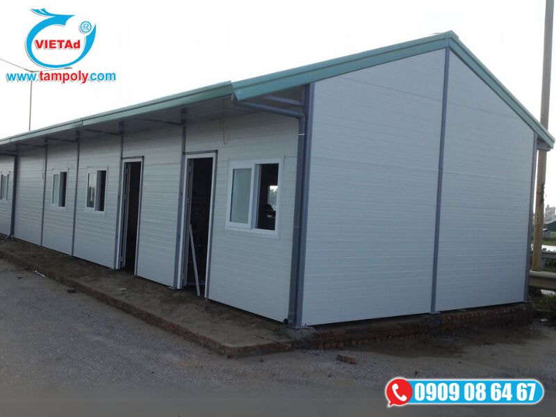 Tấm Panel là nhà ở tạm, nhà tiền chế