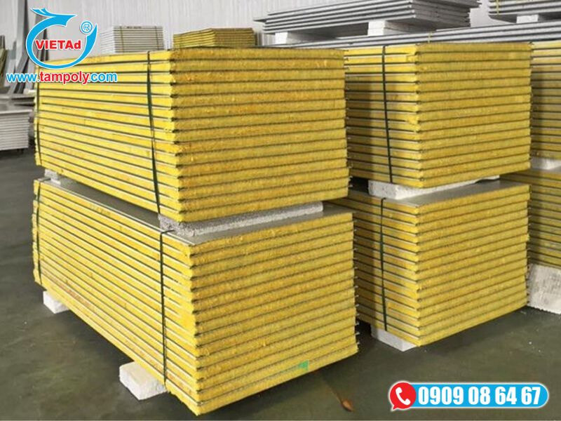 Vách Panel Glasswool lõi bông thuỷ tinh