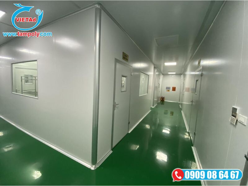 Phòng sạch cơ sở y tế bằng tấm panel