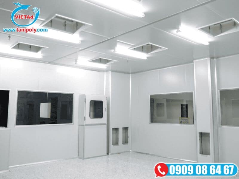 Phòng sử dụng tấm panel EPS cách nhiệt – thiết kế kín khít, đảm bảo tiêu chuẩn kỹ thuật
