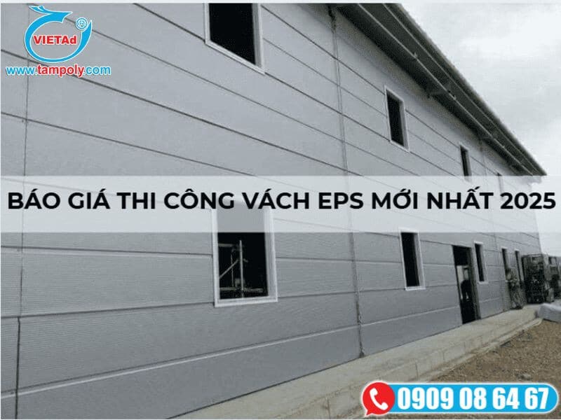 Thi công tâm EPS ngoài thực tế