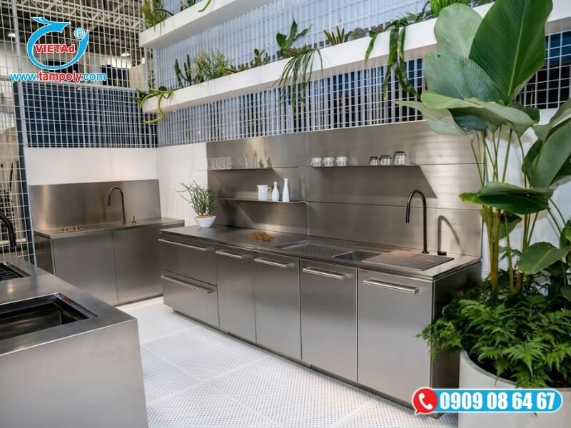 Tấm Inox được ứng dụng phổ biến trong đời sống dân dụng và làm dụng cụ nhà bếp