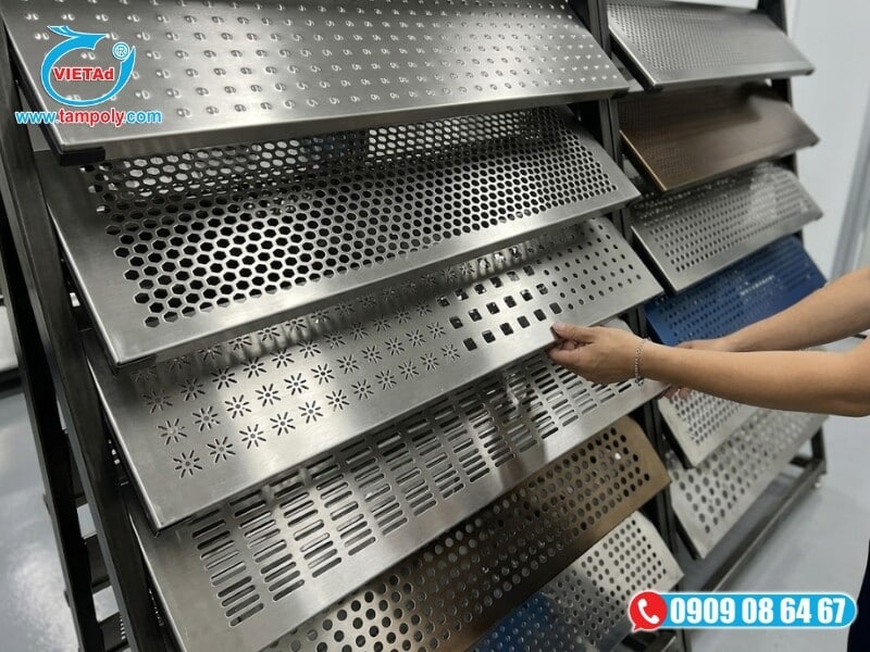 Vật Liệu Tấm QCV cung cấp tấm Inox chống gỉ, gia công đục lỗ, cắt lẻ theo yêu cầu