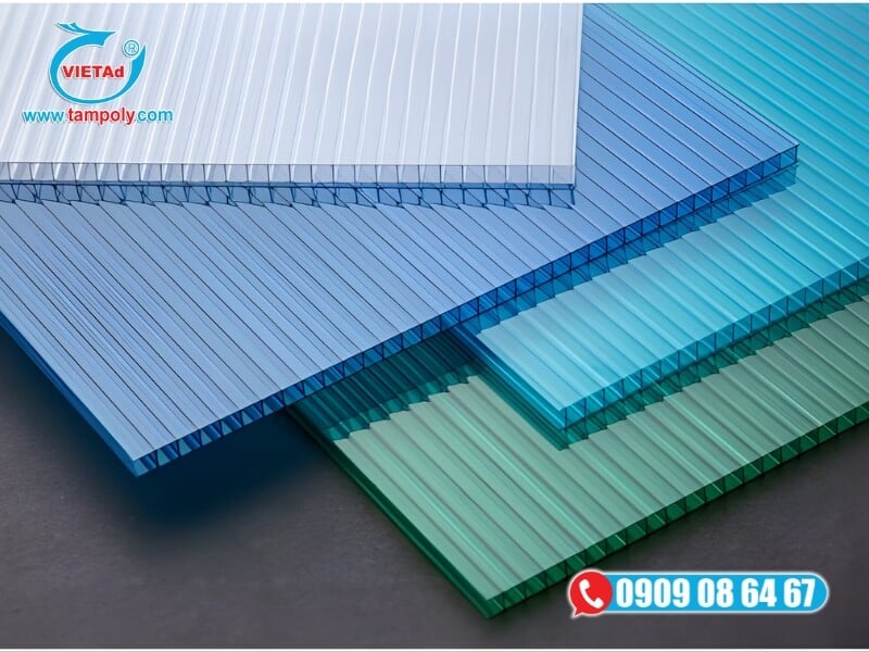 Tấm poly Solarlite có độ bền cao, chịu va đập tốt