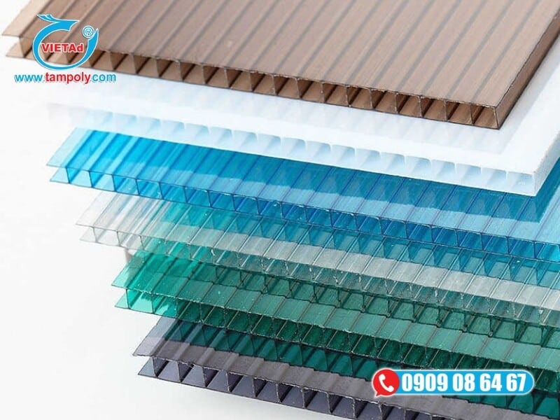 Vật liệu tấm QCV cung cấp tấm poly Solarlite chính hãng, giá tốt