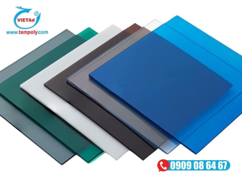 Tấm poly Solarlite phù hợp với các công trình ngoài trời.