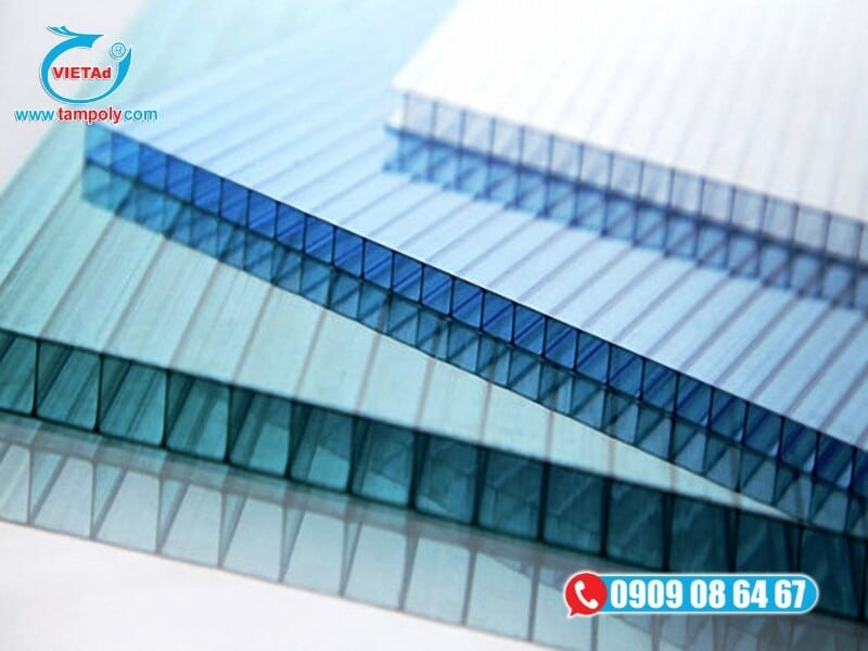 Tấm Poly Solite nhiều độ dày, đáp ứng đa dạng nhu cầu