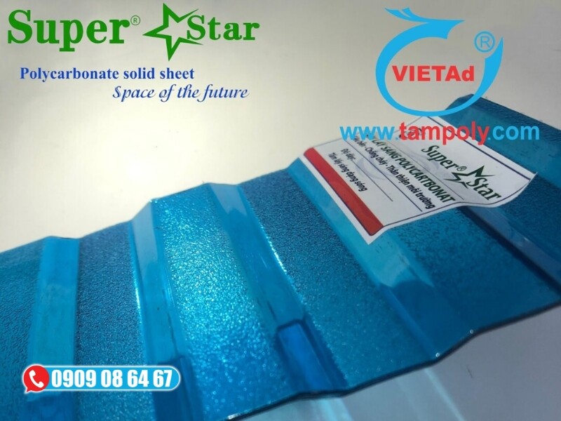 Tấm Polycarbonate Super Star chất lượng cao, giá cả phải chăng