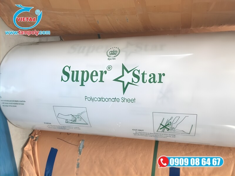 Tấm Poly Super Star là lựa chọn tối ưu chi phí cho công trình