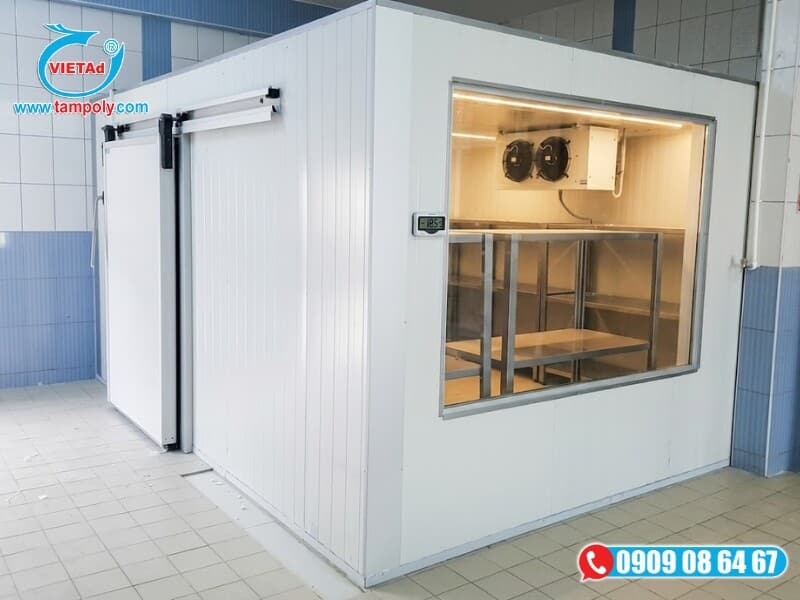 Thiết kế phòng lạnh thực phẩm cần đảm bảo tiêu chuẩn về vật liệu, nhiệt độ, không khí và an toàn vệ sinh