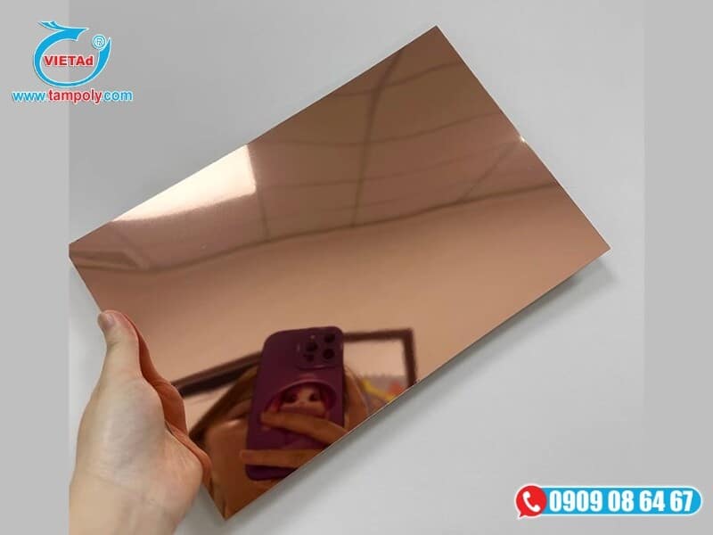 Vật Liệu Tấm QCV sẵn kho mọi kích thước và hiệu ứng bề mặt, màu sắc của Inox, hỗ trợ cắt theo kích thước yêu cầu