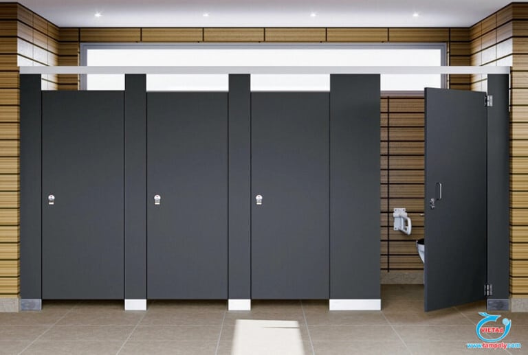 Kích thước vách ngăn nhà vệ sinh phù hợp cho nam và nữ