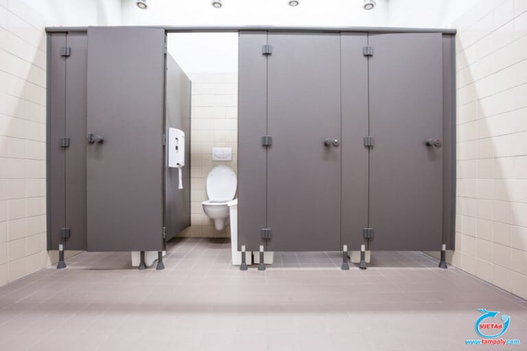 Kích thước vách ngăn nhà vệ sinh nữ