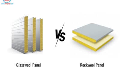 So sánh chi tiết Panel Rockwool và Panel Glasswool