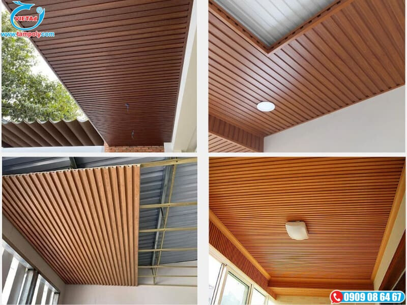 Tấm nhựa lam sóng ốp trần nhà