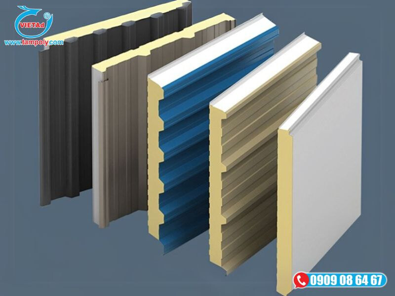 Tấm panel cách nhiệt có nhiều màu