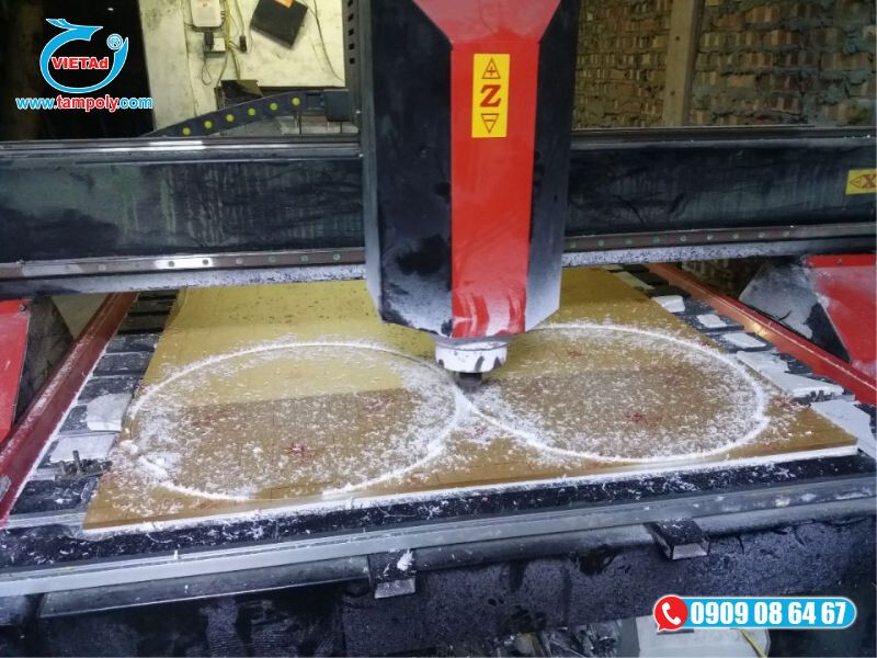 Gia công mica bằng công nghệ CNC