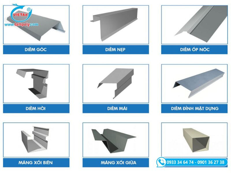 Cấu tạo của máng xối inox