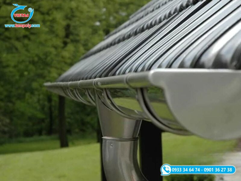Máng xối inox 304 được ứng dụng trong nhà ở dân dụng