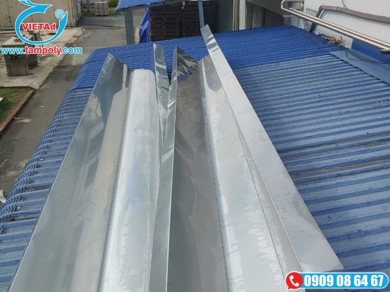 Thi công máng xối inox tại Đà Nẵng