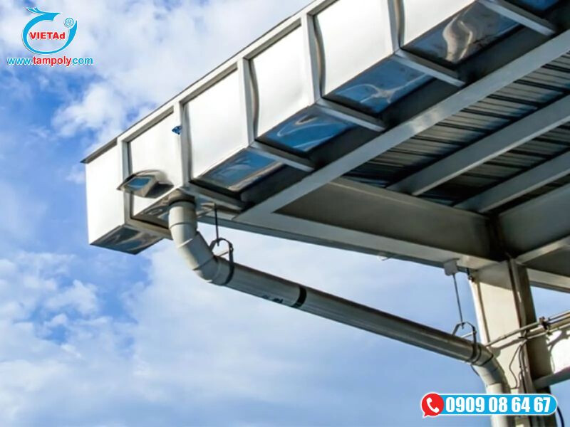 Gia công máng xối cho các nhà máy công nghiệp
