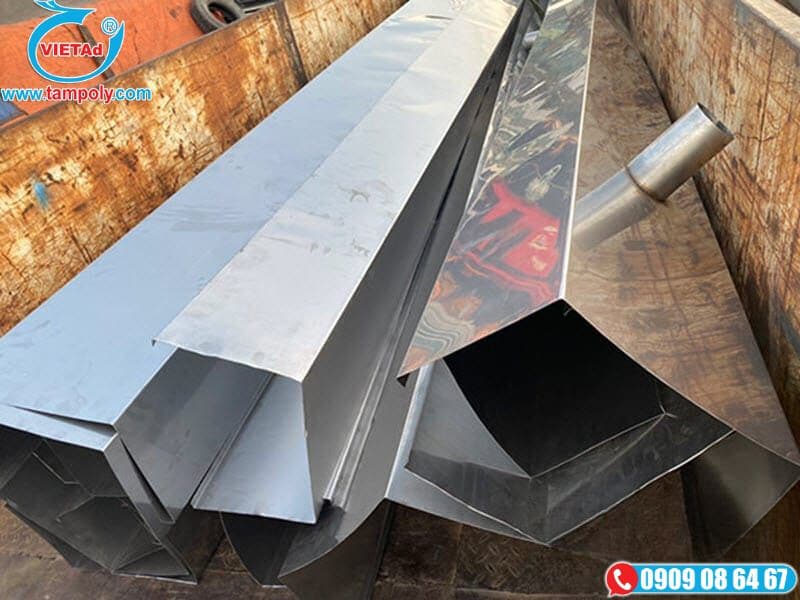 Máng xối inox hình chữ U tại Hồ Chí Minh