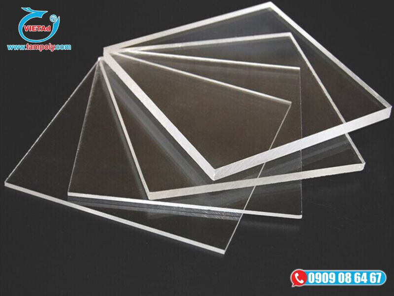 Tấm mica trong suốt mang lại hiệu quả xuyên sáng ấn tượng