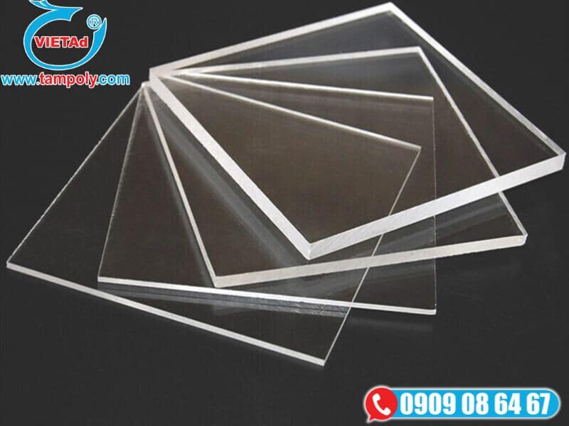 Chất liệu mica trong suốt