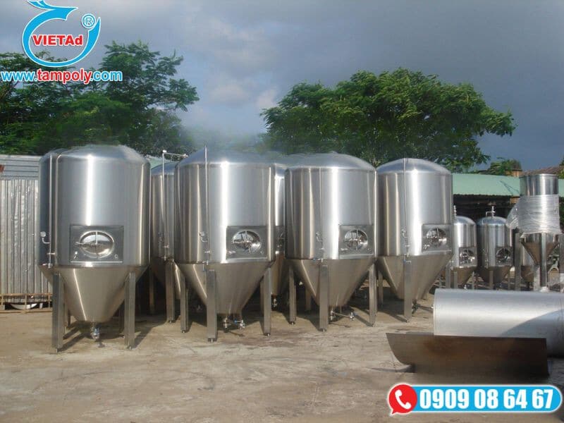 Inox được sử dụng làm bồn chứa hoá chất trong công nghiệp