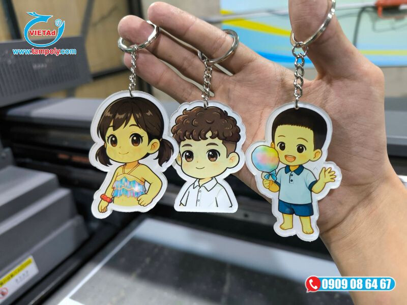 Mica được gia công bằng phương pháp in UV 