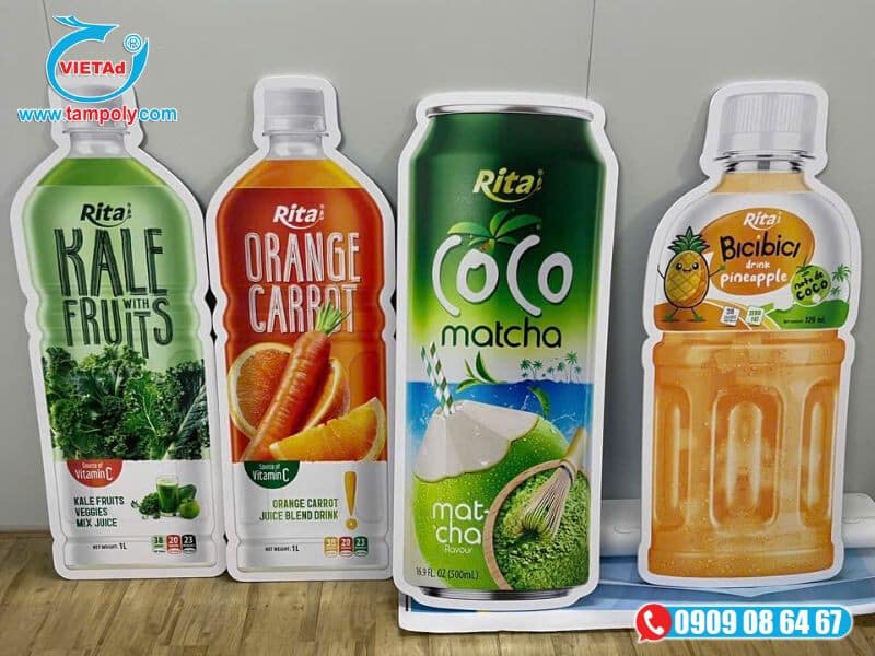 Mô hình chụp ảnh chai nước, quảng cáo 