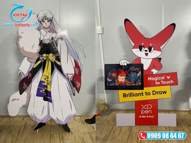 Mô hình in kĩ thuật số dựng làm standee