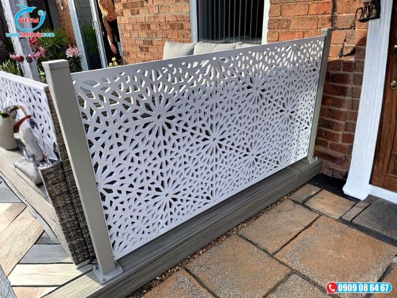 Tấm nhựa pvc foam được gia công làm vách nhà tại Bình Thạnh 