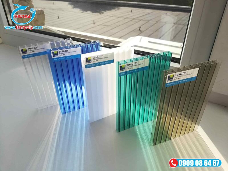 Tấm nhựa lấy sáng poly rỗng ruột