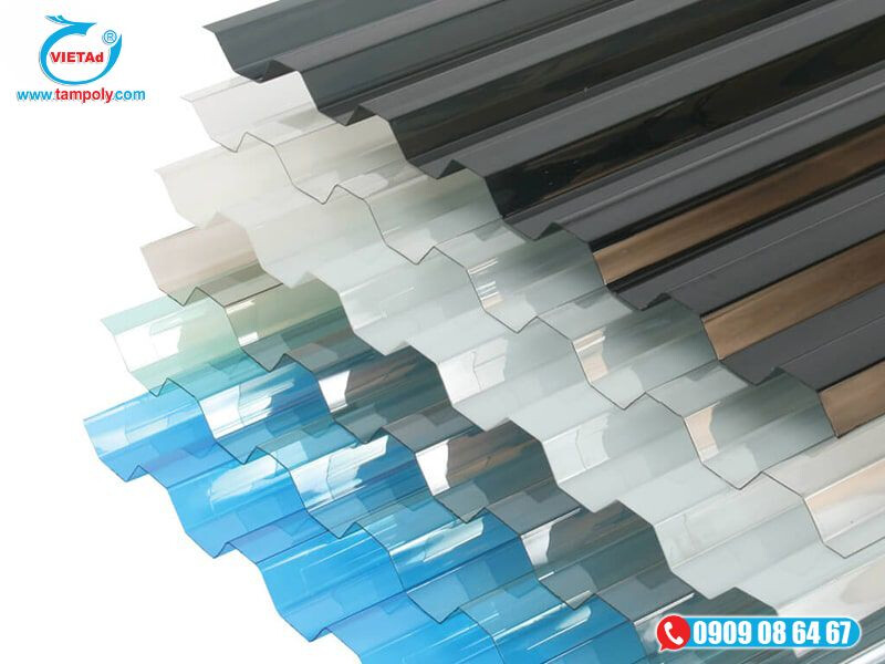 Tấm nhựa lấy sáng poly dạng sóng
