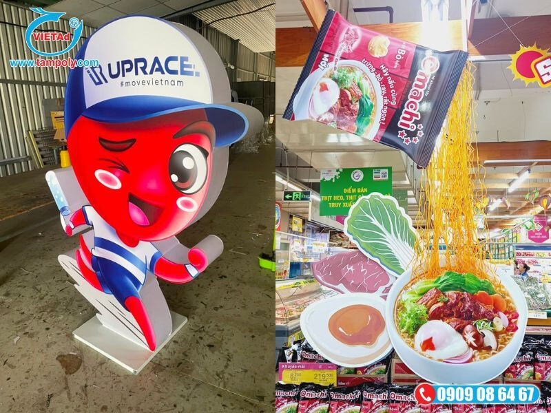 Tấm formex làm mô hình quảng cáo