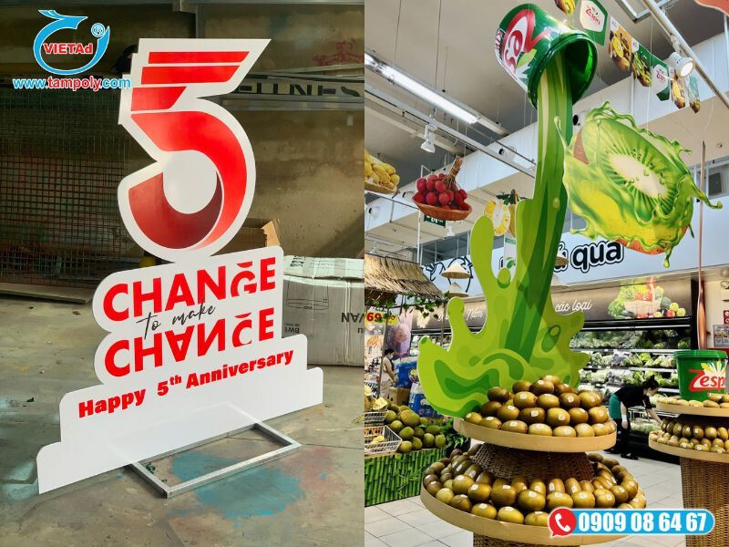 Tấm nhựa pvc foam gia công cắt mô hình 3D 