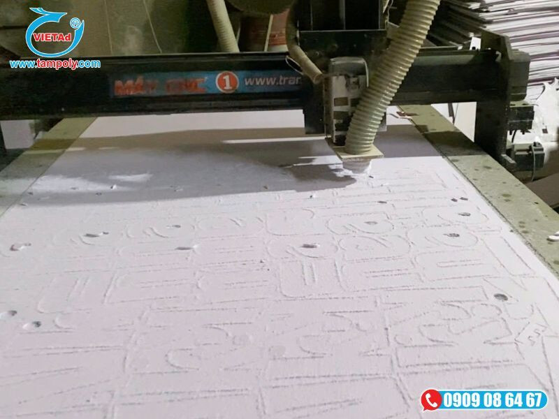 Tấm foam cắt công nghệ CNC