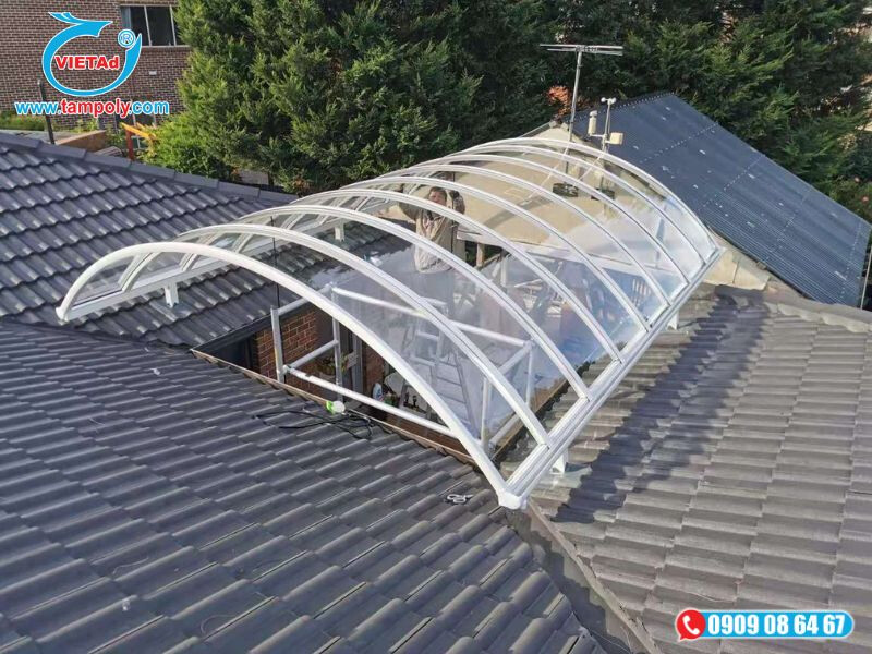 Thi công mái vòm lấy sàng cho không gian nhà ở