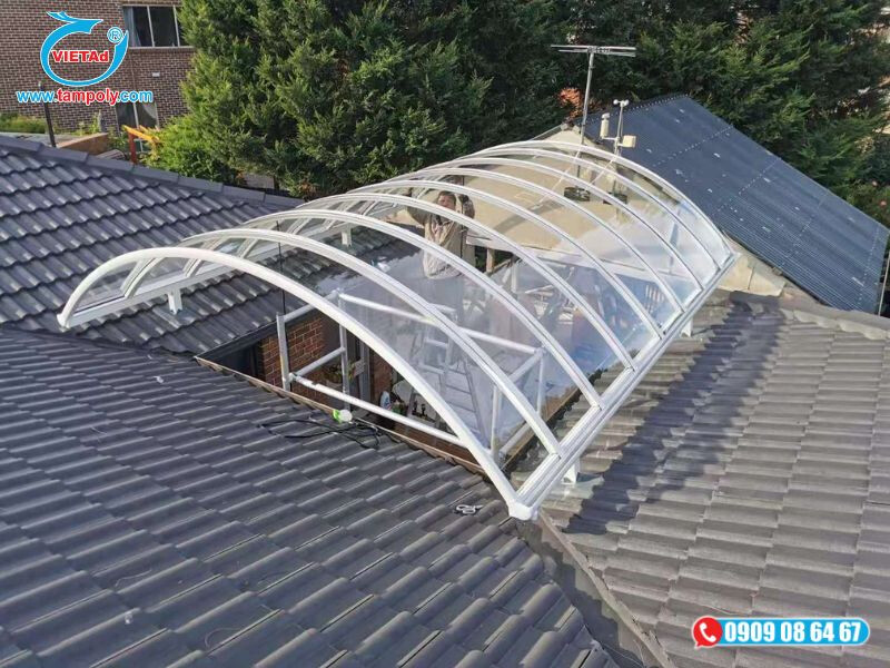 Thi công mái hiên, vòm nhà cho công trình nhà ở