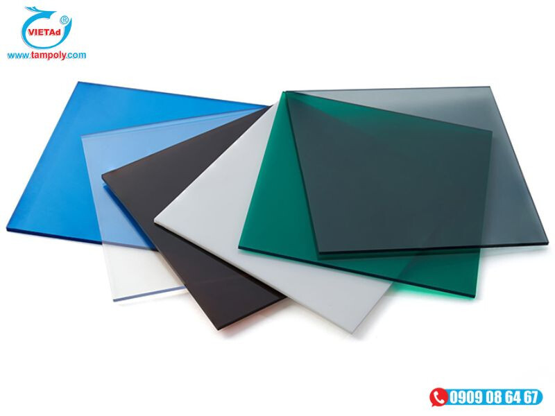 Tấm poly đặc ruột