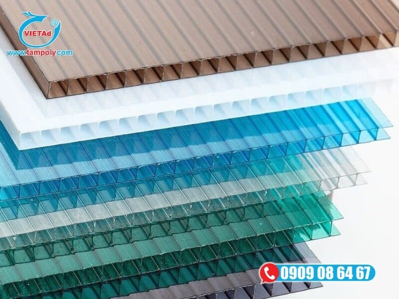 Vật Liệu Tấm QCV chuyên cung cấp tấm poly rỗng giá rẻ, hỗ trợ bảo hành 1 đổi 1
