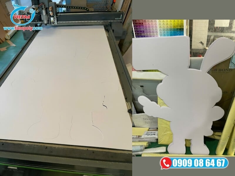 Tấm foam PVC 5mm có khả năng gia công linh hoạt