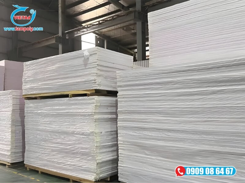 Tấm foam 2mm phù hợp để in UV làm menu, đồ trang trí