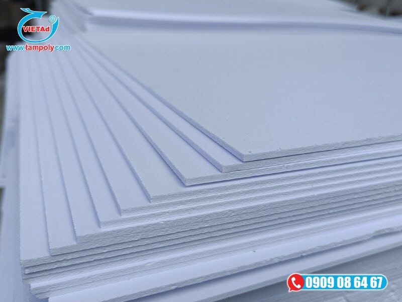 Tấm foam, formex có bề mặt phẳng mịn đồng đều