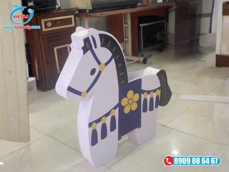 Tấm formex 3mm đuọc gia công thành mô hình