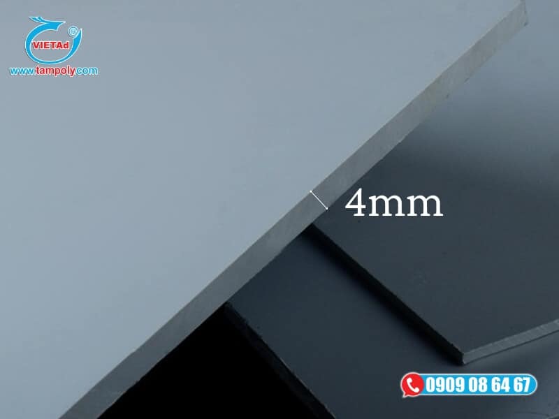 Độ dày tấm foam, formex được chọn dựa trên mục đích sử dụng