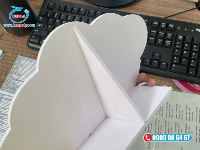 Tấm Formex 4mm dễ gia công thành mô hình, sản phẩm trưng bày