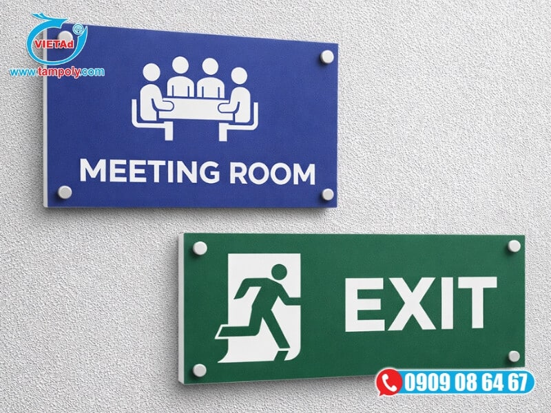 Bảng chỉ dẫn bằng tấm formex 8mm